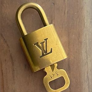 Authentic Louis Vuitton Lock with Key